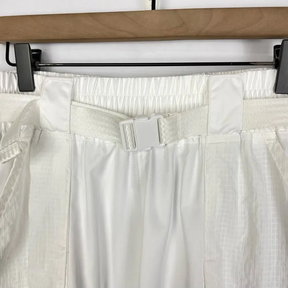 NIKE Women NSW Belted Cuffed Pull On Athleisure Track Pants Jogger Windpants